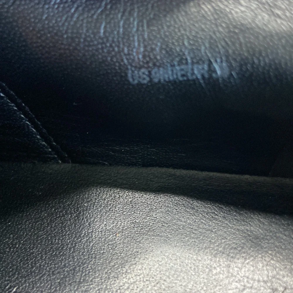 VINCE‎ CORBIN SLIP-ON SNEAKER IN BLACK LEATHER